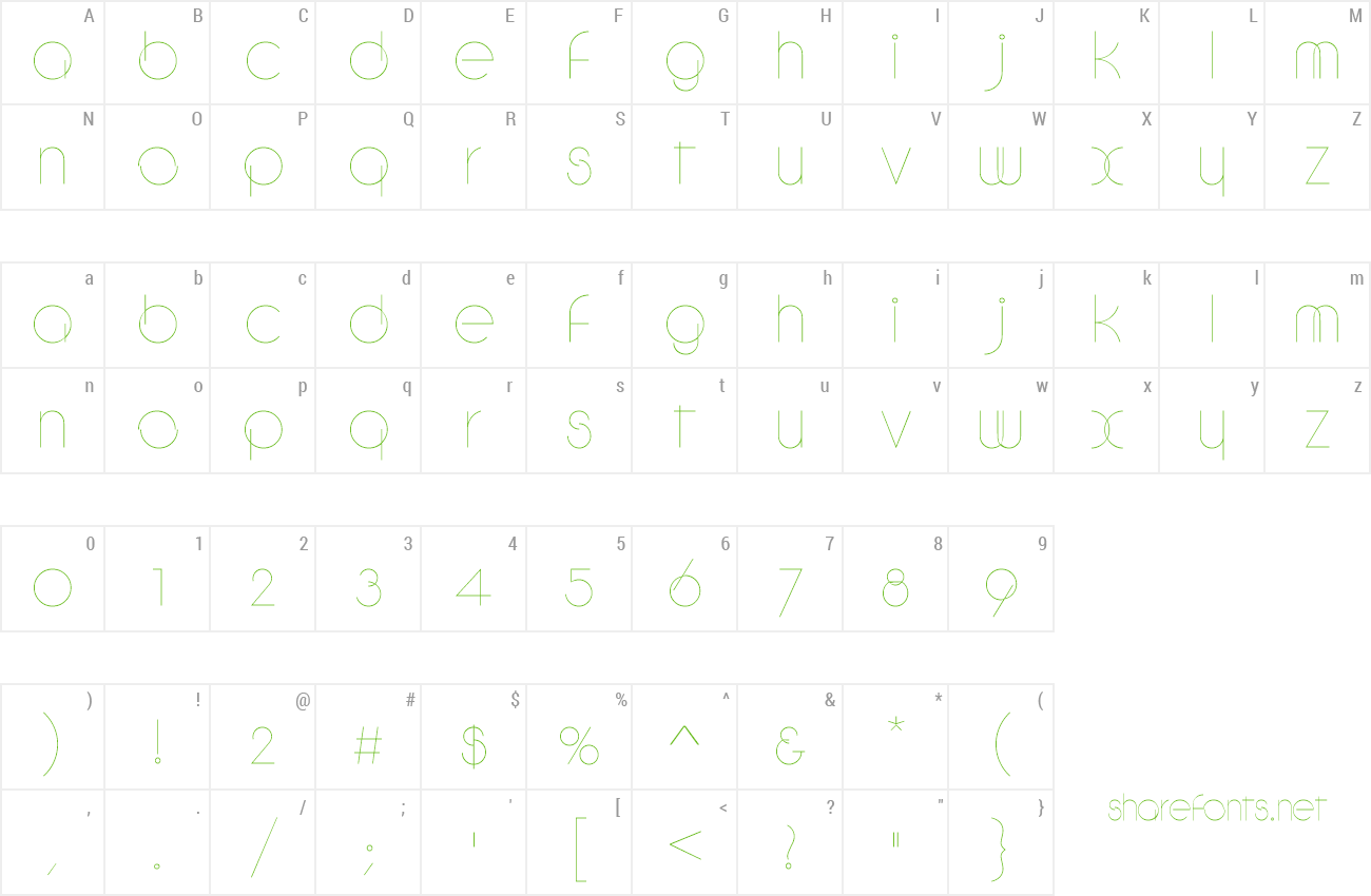 Font Debevic Circular preview